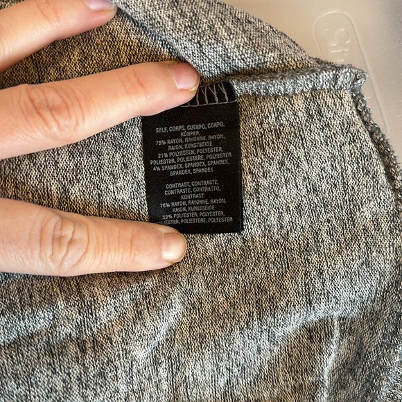 Anthropologie grey side ruffle sweater - Picture 5 of 5